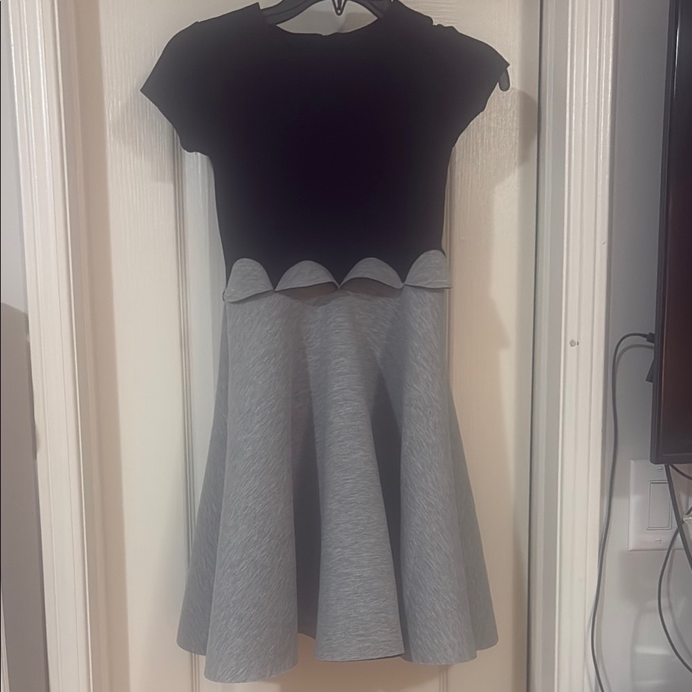 Chic Black and Gray Dress
